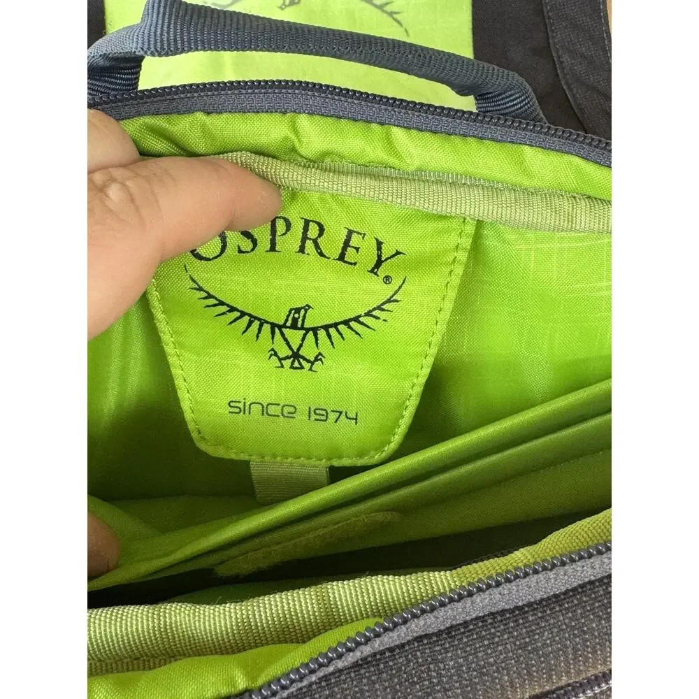 Osprey Pixel Port Backpack Laptop Tablet Port Commuter Bag Gray Daypack Hiking